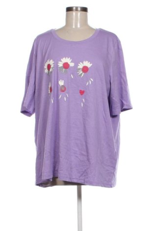 Dámske tričko Ulla Popken, Veľkosť 3XL, Farba Fialová, Cena  14,95 €, #137056533
