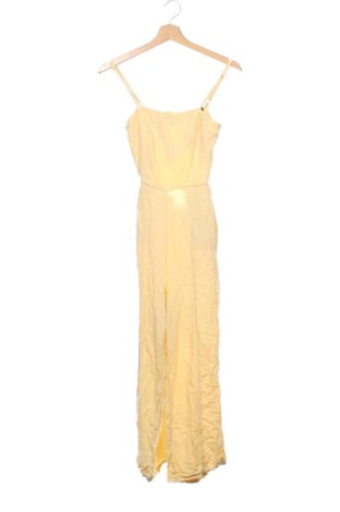Salopetă lungă de damă Bershka, Mărime XXS, Culoare Galben, Preț 72,99 Lei, #136959202
