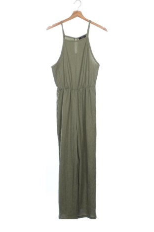 Langer Damen-Overall Bershka, Größe XXS, Farbe Grün, Preis 5,00 €, #136980935