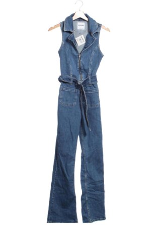 Дамски дълъг гащеризон Bershka, Размер XS, Цвят Син, Цена 39,88 €, #136938287