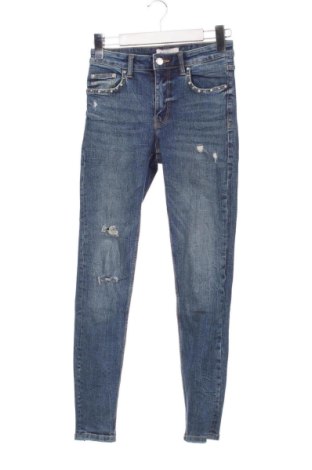 Blugi de femei Zara, Mărime S, Culoare Albastru, Preț 47,00 Lei, #136912582