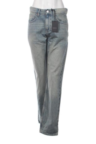 Blugi de femei Burocs, Mărime L, Culoare Albastru, Preț 201,99 Lei, #136921356
