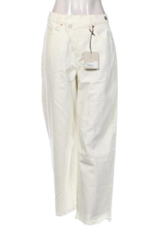 Damskie jeansy AllSaints, Rozmiar L, Kolor ecru, Cena 438,99 zł, #136940846
