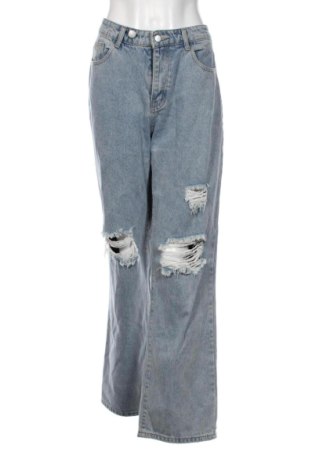 Blugi de femei SHEIN, Mărime L, Culoare Albastru, Preț 58,00 Lei, #136943244