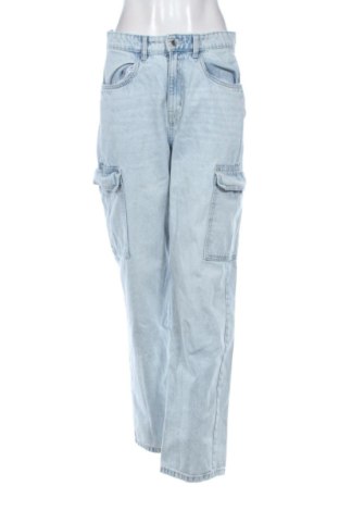 Blugi de femei Sinsay, Mărime L, Culoare Albastru, Preț 78,20 Lei, #136956429