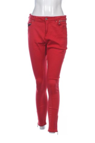 Dámske džínsy  F&F, Veľkosť M, Farba Červená, Cena  8,00 €, #136958293