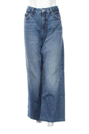 Blugi de femei Zara, Mărime L, Culoare Albastru, Preț 83,41 Lei, #136968801