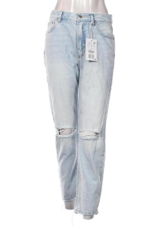 Blugi de femei Pull&Bear, Mărime M, Culoare Albastru, Preț 99,99 Lei, #136973723