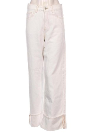 Damskie jeansy Zara, Rozmiar S, Kolor ecru, Cena 85,74 zł, #136976598