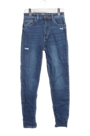 Dámské džíny  Bershka, Velikost XS, Barva Modrá, Cena  249,00 Kč, #136994102