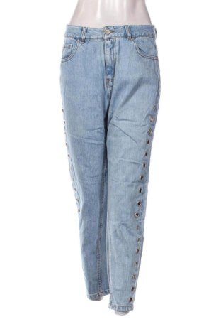Blugi de femei Pull&Bear, Mărime S, Culoare Albastru, Preț 64,99 Lei, #137007411