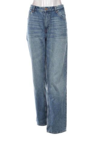 Dámské džíny  Bershka, Velikost L, Barva Modrá, Cena  485,00 Kč, #137021671