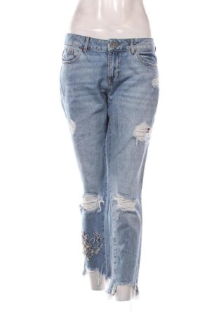 Blugi de femei Zara, Mărime M, Culoare Albastru, Preț 78,74 Lei, #137023521