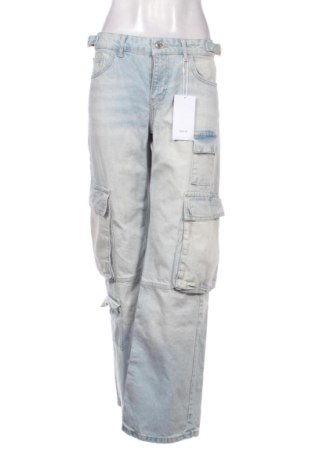 Dámské džíny  Bershka, Velikost S, Barva Modrá, Cena  599,00 Kč, #137030089