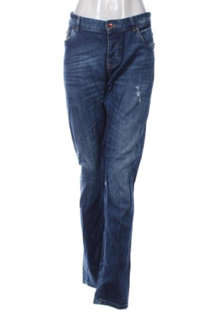 Blugi de femei Zara, Mărime XL, Culoare Albastru, Preț 93,84 Lei, #136929140
