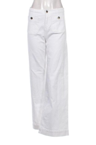 Blugi de femei Stradivarius, Mărime M, Culoare Alb, Preț 73,49 Lei, #137001018