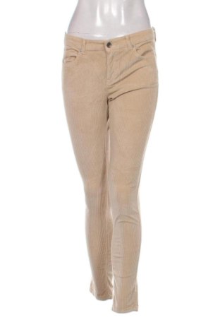 Pantaloni de velvet de femei Unbranded, Mărime S, Culoare Bej, Preț 78,74 Lei, #137012060
