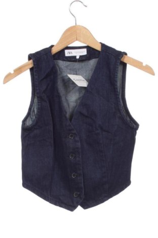 Дамски елек Zara, Размер XS, Цвят Син, Цена 18,40 €, #136937271