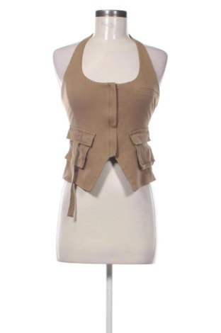 Дамски елек Zara, Размер S, Цвят Бежов, Цена 15,00 €, #136950621