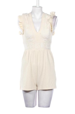 Salopetă scurtă de damă Zara, Mărime S, Culoare Ecru, Preț 98,99 Lei, #136923022