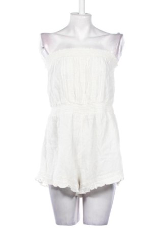 Kurzer Damenoverall Bershka, Größe XL, Farbe Weiß, Preis € 25,99, #136937066