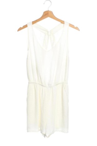 Salopetă scurtă de damă H&M, Mărime S, Culoare Ecru, Preț 57,99 Lei, #136943178
