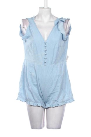Kurzer Damenoverall Missguided, Größe L, Farbe Blau, Preis 16,00 €, #136976380