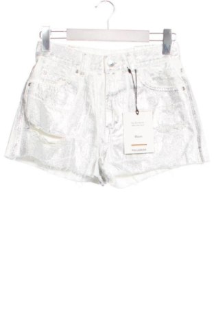 Damen Shorts Pull&Bear, Größe XS, Farbe Silber, Preis 12,00 €, #136914880
