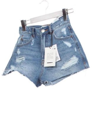 Γυναικείο κοντό παντελόνι Pull&Bear, Μέγεθος XS, Χρώμα Μπλέ, Τιμή 16,99 €, #136921140