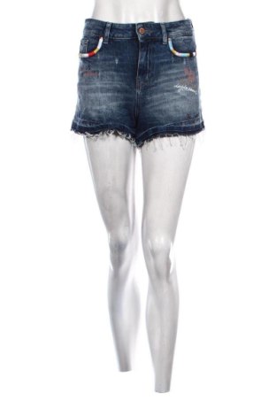 Pantaloni scurți de femei Guess, Mărime S, Culoare Albastru, Preț 125,12 Lei, #136930615