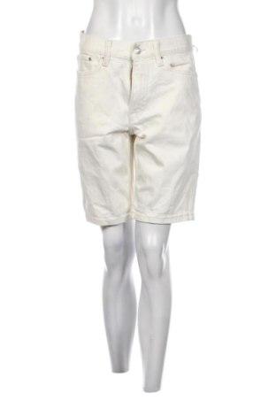 Pantaloni scurți de femei H&M, Mărime XL, Culoare Ecru, Preț 47,99 Lei, #137007034