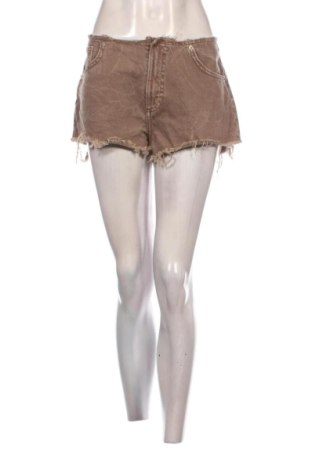 Дамски къс панталон Pull&Bear, Размер L, Цвят Кафяв, Цена 16,36 €, #137014665