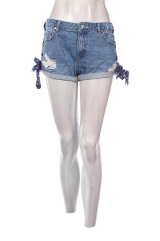 Pantaloni scurți de femei Fb Sister, Mărime M, Culoare Albastru, Preț 42,99 Lei, #137032905