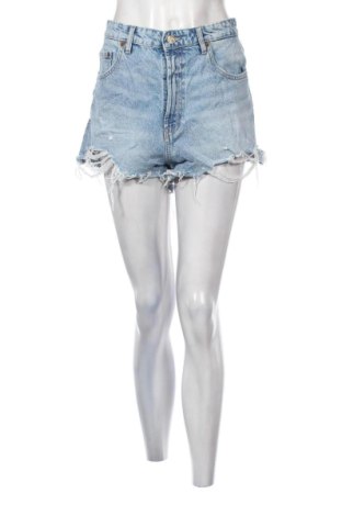 Pantaloni scurți de femei Zara, Mărime XXL, Culoare Albastru, Preț 69,99 Lei, #137035316