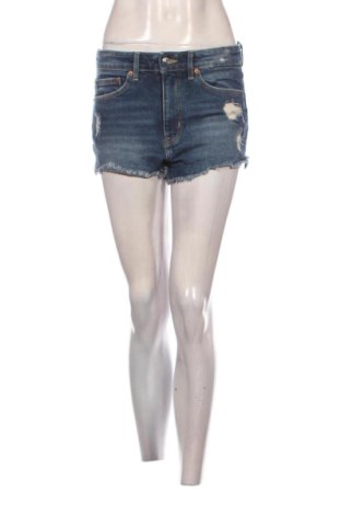 Pantaloni scurți de femei H&M Divided, Mărime S, Culoare Albastru, Preț 51,00 Lei, #136996211