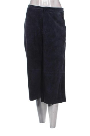 Damskie skórzane spodnie Zara, Rozmiar S, Kolor Niebieski, Cena 348,45 zł, #136995426