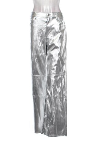 Damskie spodnie Bershka, Rozmiar L, Kolor Srebrzysty, Cena 105,99 zł, #136919854