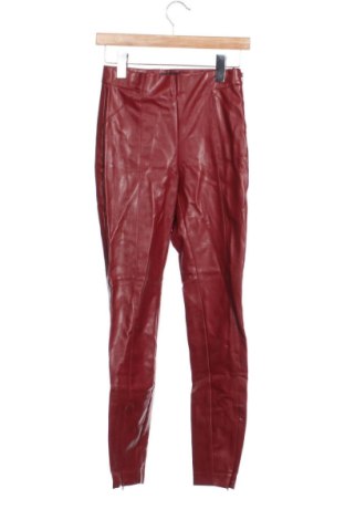 Pantaloni de femei Zara, Mărime XS, Culoare Roșu, Preț 67,77 Lei, #136926080