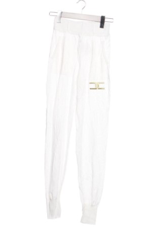 Damskie spodnie Elisabetta Franchi, Rozmiar XXS, Kolor Biały, Cena 257,21 zł, #136928244