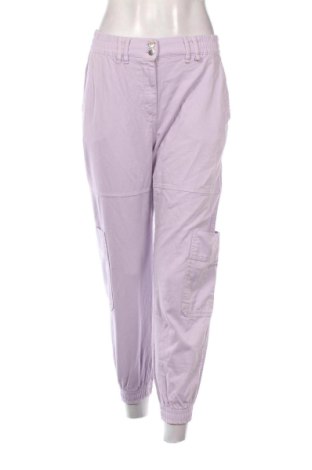 Дамски панталон Bershka, Размер S, Цвят Лилав, Цена 13,81 €, #136934844