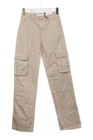 Γυναικείο παντελόνι Pull&Bear, Μέγεθος XXS, Χρώμα  Μπέζ, Τιμή 24,99 €, #136946901