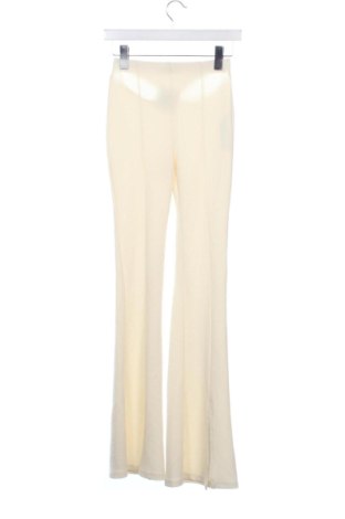 Dámské kalhoty  Bershka, Velikost XXS, Barva Krémová, Cena  340,00 Kč, #136950571