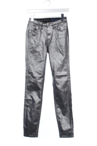 Pantaloni de femei Calvin Klein, Mărime XS, Culoare Argintiu, Preț 170,26 Lei, #136975296