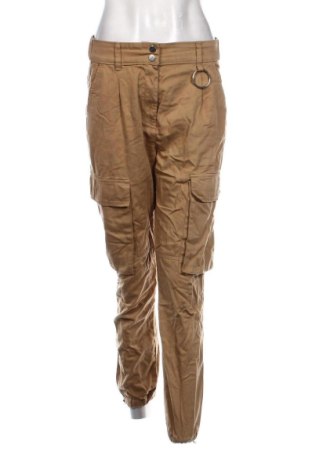 Pantaloni de femei Bershka, Mărime S, Culoare Maro, Preț 51,99 Lei, #136978603
