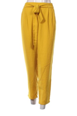 Damskie spodnie Promod, Rozmiar L, Kolor Żółty, Cena 75,99 zł, #136983322