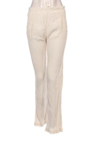 Dámské kalhoty  Bershka, Velikost M, Barva Krémová, Cena  391,00 Kč, #136986679
