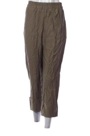 Damskie spodnie Zara, Rozmiar L, Kolor Zielony, Cena 76,99 zł, #136995845