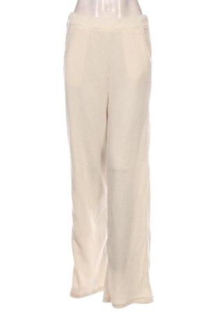 Pantaloni de femei SHEIN, Mărime S, Culoare Ecru, Preț 43,00 Lei, #136999178