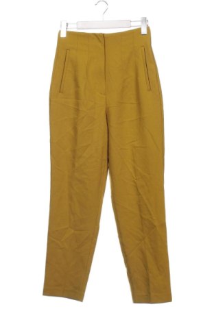 Дамски панталон Zara, Размер XS, Цвят Жълт, Цена 12,27 €, #137002004