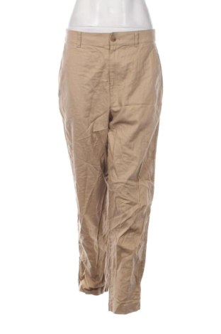 Pantaloni de femei Uniqlo, Mărime L, Culoare Bej, Preț 87,99 Lei, #137003474